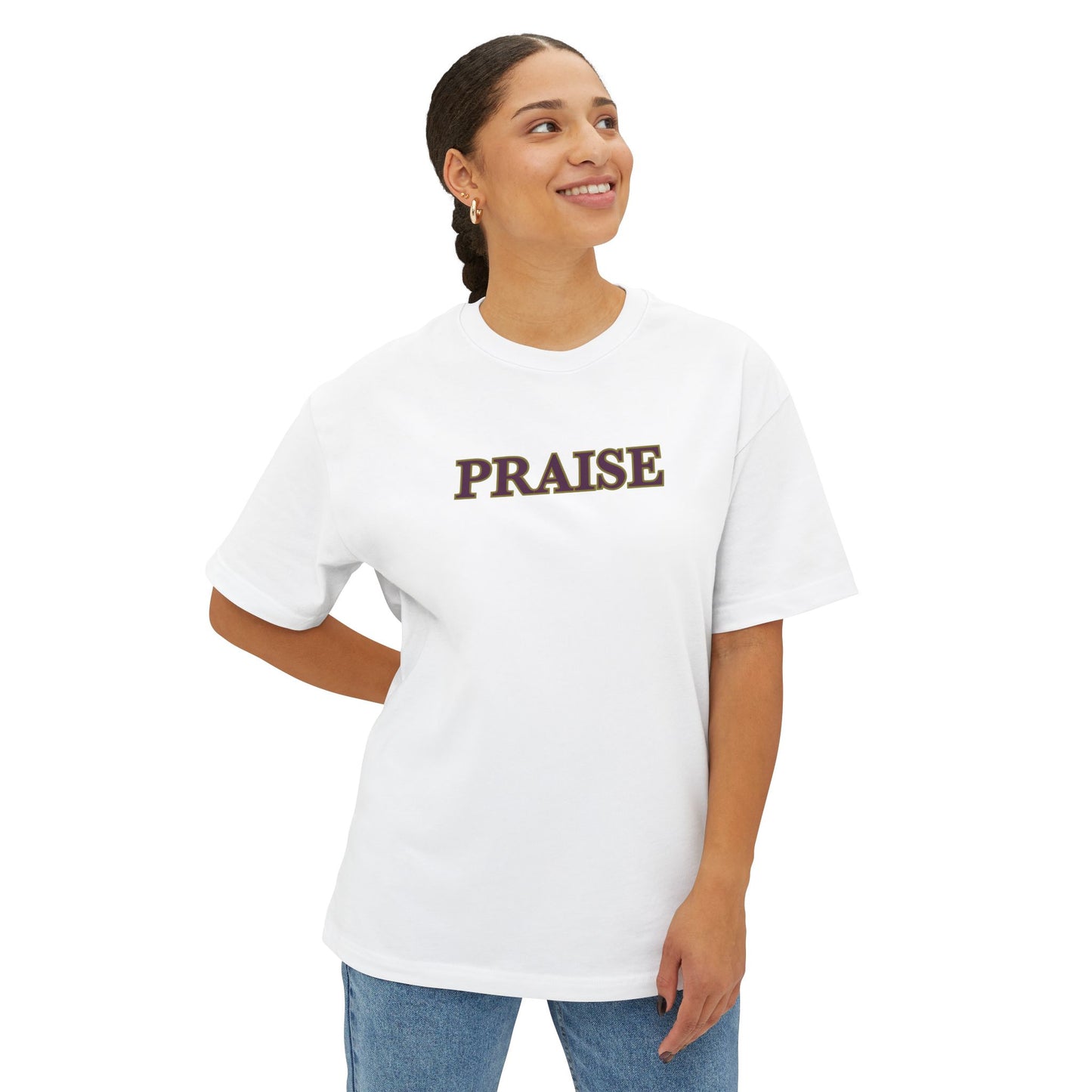 Praise Unisex oversized boxy tee