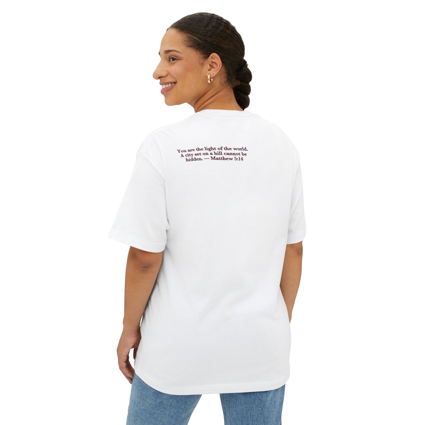 Praise Unisex oversized boxy tee